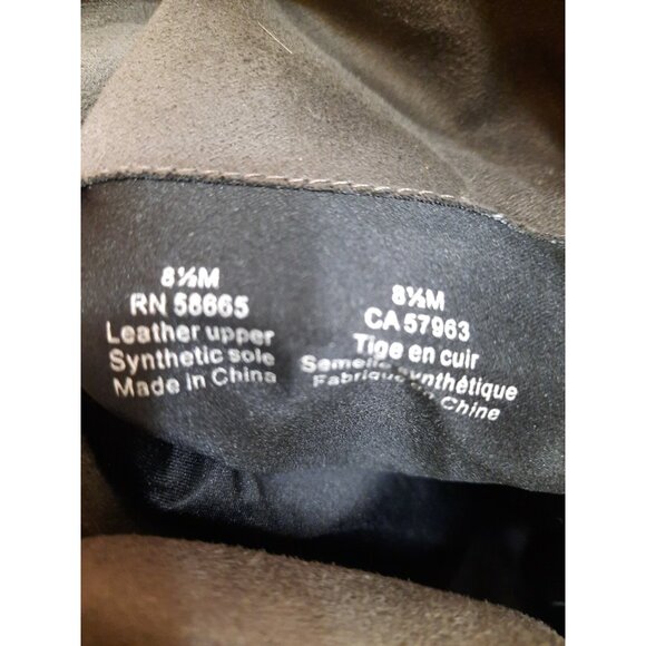 Halogen Scarlett Grey Suede Over Knee Boots Womens Size 8.5 Block Heel - Picture 12 of 12